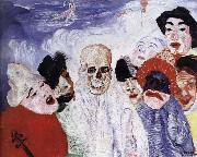 James Ensor Death and the Masks Norge oil painting reproduction